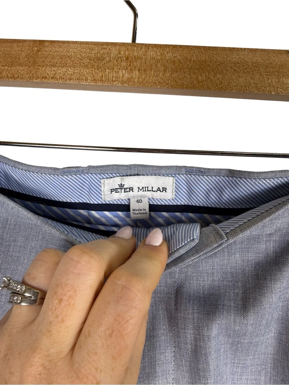 Peter Millar Seaside Men's Wrightsville Performance Short Blue Sz 40